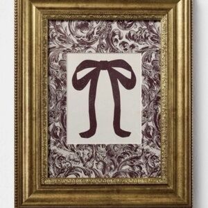 Studio McGee Gold Framed Bow Art Print